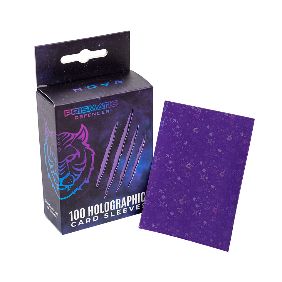 Holographic Card Sleeves ⋆ Prismatic Defender