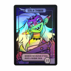 2/2 Goblin Shaman Token for MTG