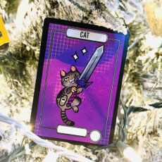 Blank Cat creature token for MTG