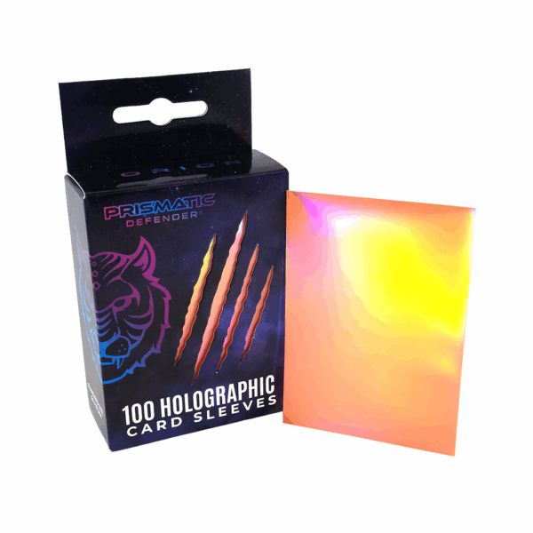 ORION/ORACLE (Orange) Holographic Card Sleeves