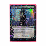 luna prismatic card sleeves DEFENDER® Pulsar/Luna Holographic (100-Pack) Pink Standard Size Foil Heart Sleeves for Trading Cards & TCG STANDARD SIZE Prismatic Defender Fracture Holographic Perfect
