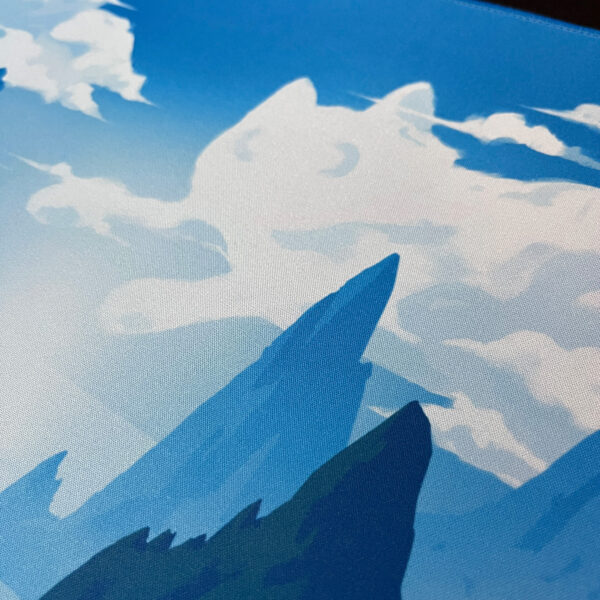 island cat spirits mtg playmat
