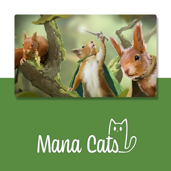 battle squirrels tcg playmat