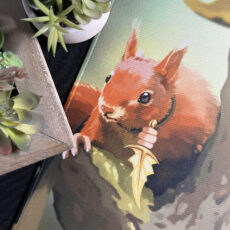 battle squirrels tcg playmat
