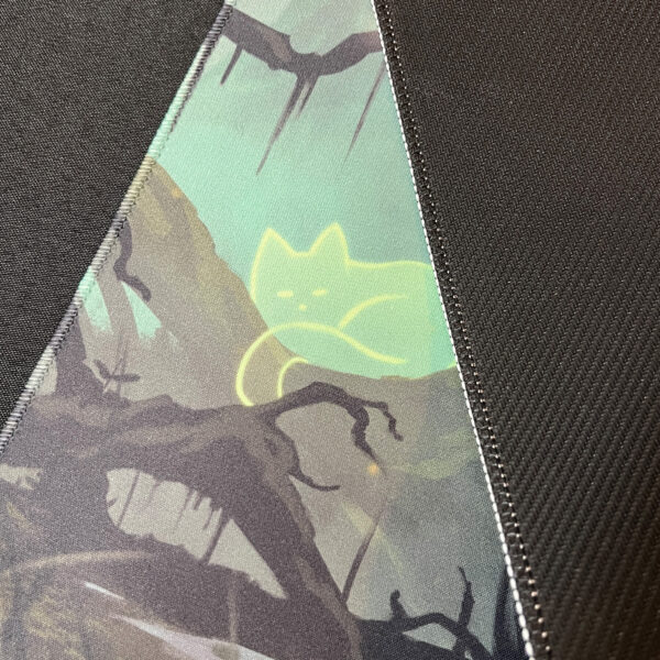 swamp cat spirits mtg playmat