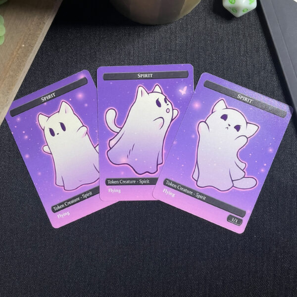 set of 3 mtg spirit tokens