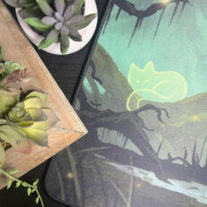 swamp cats mtg playmat