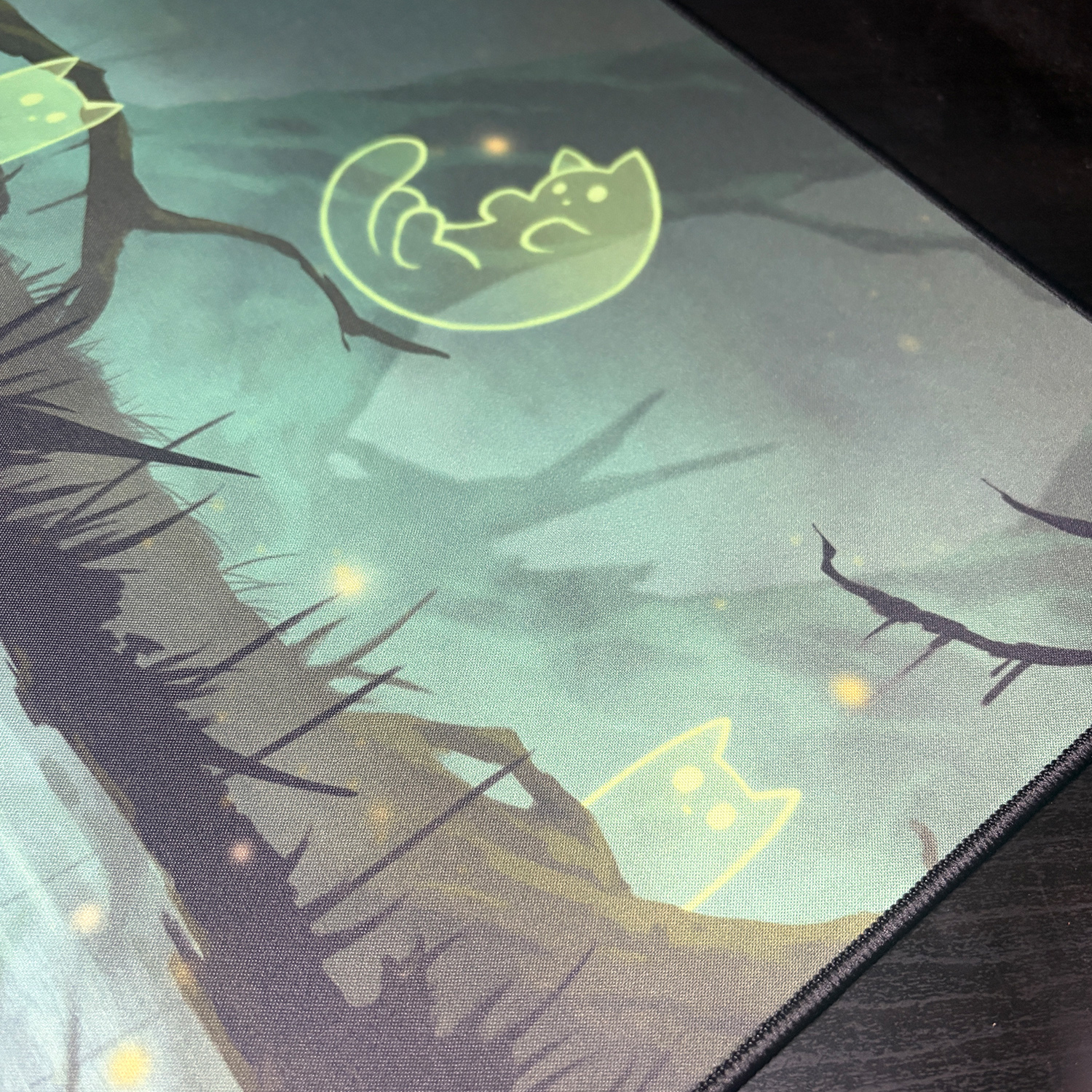 swamp cats mtg playmat