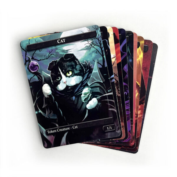 10-pack Variety of Cat MTG Tokens