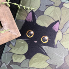 verdant voids black cat ivy playmat