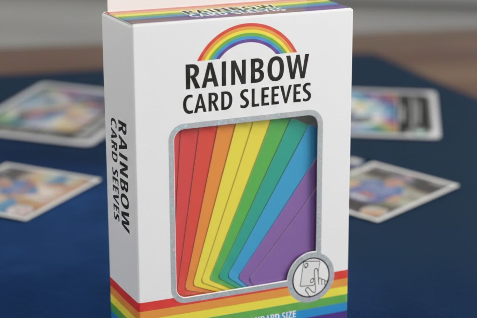 rainbow card sleeves rainbow card sleeves
