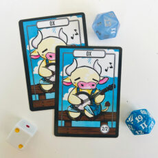 2/2 Ox Token for Magic: The Gathering (MTG)