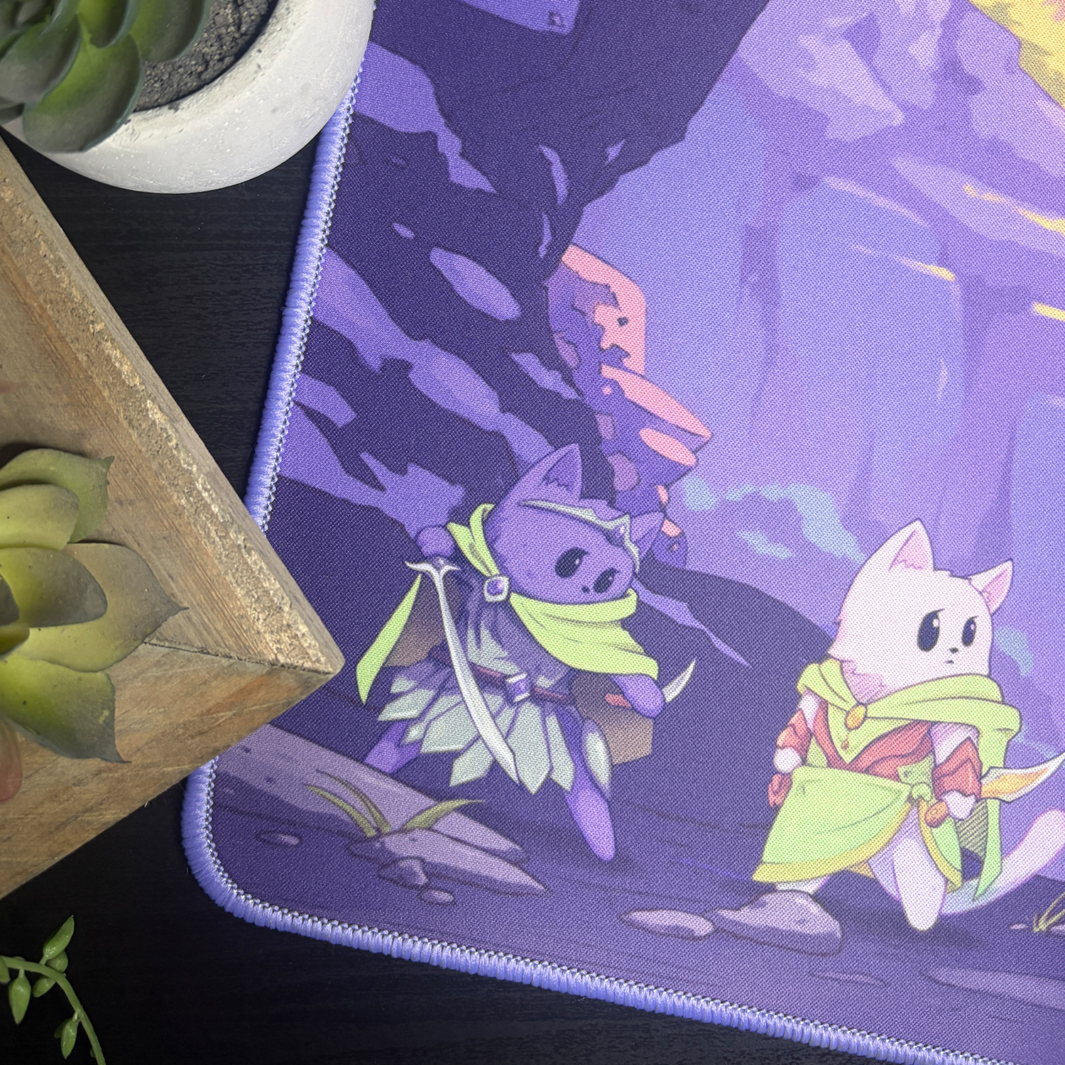 waterfall cat warriors tcg playmat