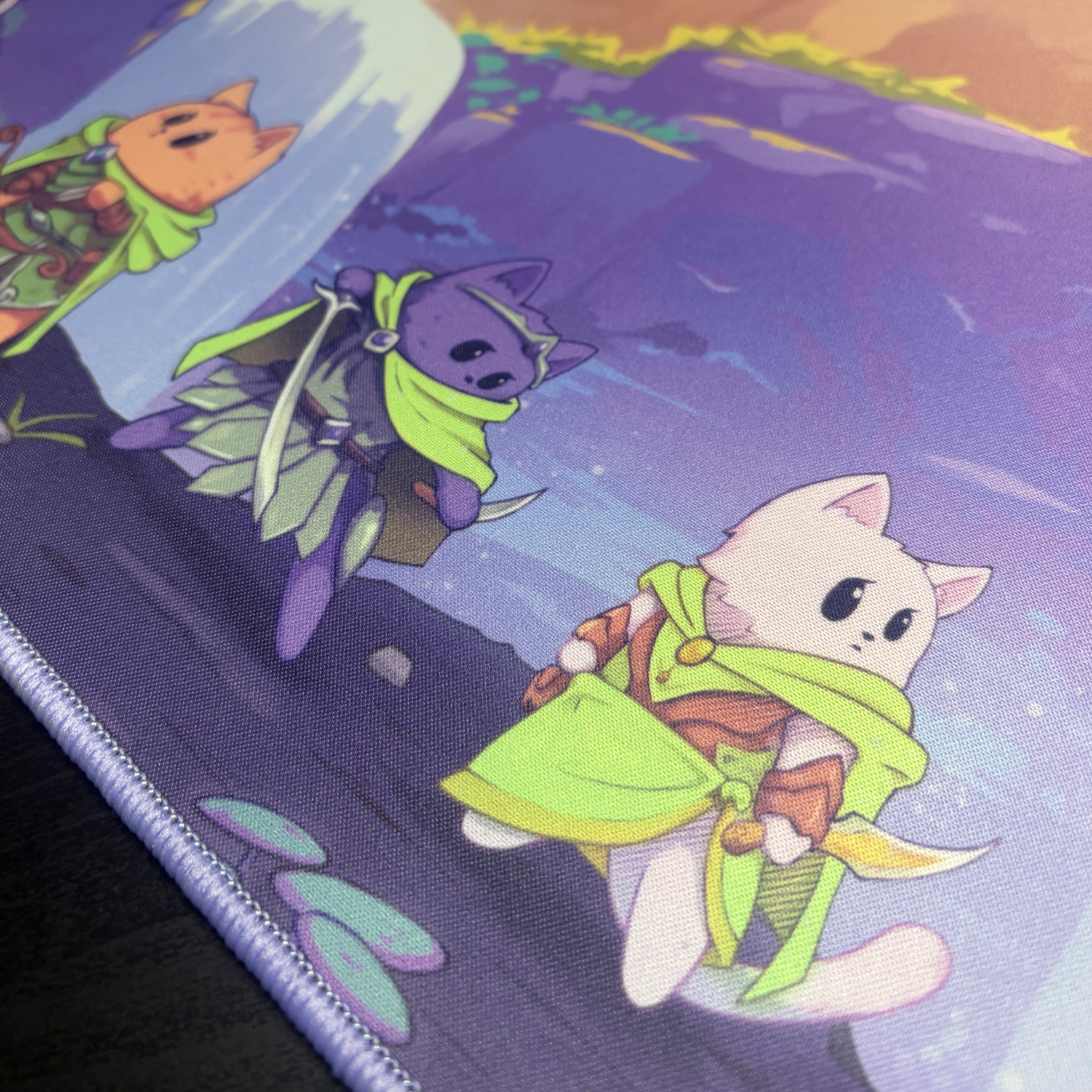 waterfall cat warriors tcg playmat