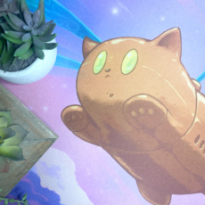 thopter cat tcg playmat